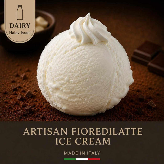 KOSHER ARTISAN DAIRY FIORE DI LATTE ICE CREAM CHOLOV ISROEL (MILK CREAM)