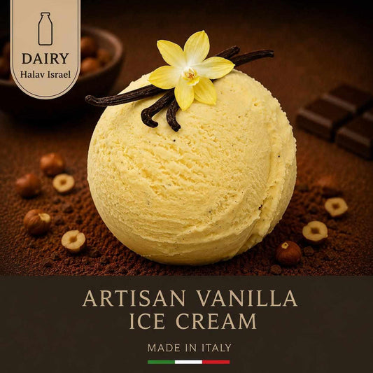KOSHER ARTISAN DAIRY VANILLA ICE CREAM CHOLOV ISROEL
