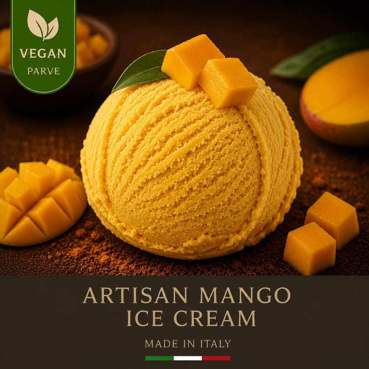 KOSHER ARTISAN MANGO ICE CREAM PARVE