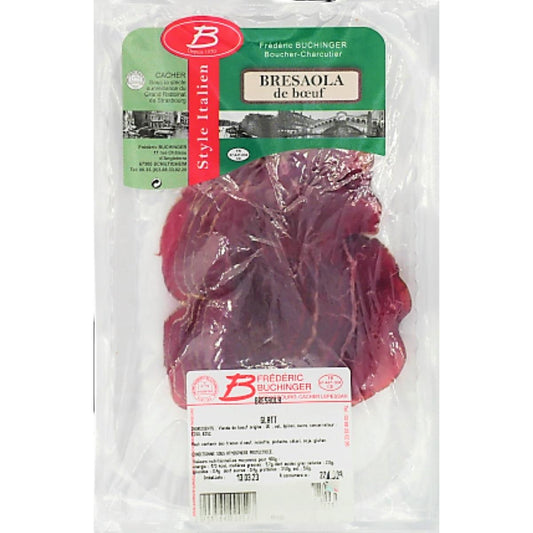 KOSHER BEEF BRESAOLA GLATT 100 GR.