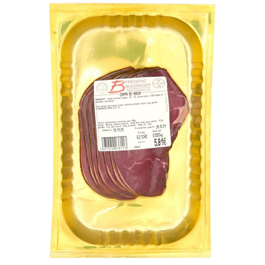 KOSHER  BEEF COPPA GLATT  100 GR.