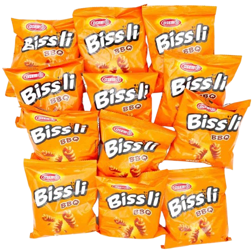 KOSHER BISSLI BARBECUE SNACK OSEM 12 X 35 GR. (420GR)
