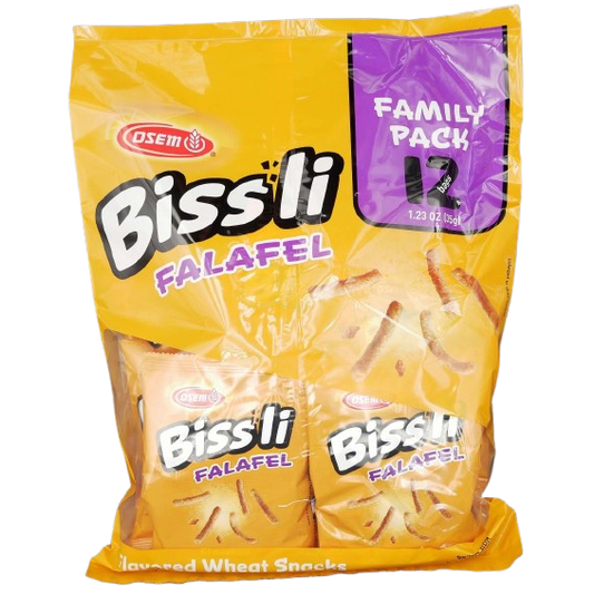 KOSHER BISSLI FALAFEL SNACK OSEM 12 X 35 GR. (420GR.)