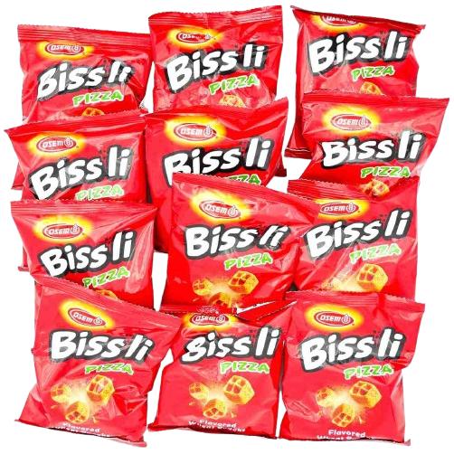 KOSHER BISSLI PIZZA SNACK OSEM 12 X 35 GR. (420GR)