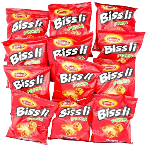 KOSHER BISSLI PIZZA SNACK OSEM 12 X 35 GR. (420GR)