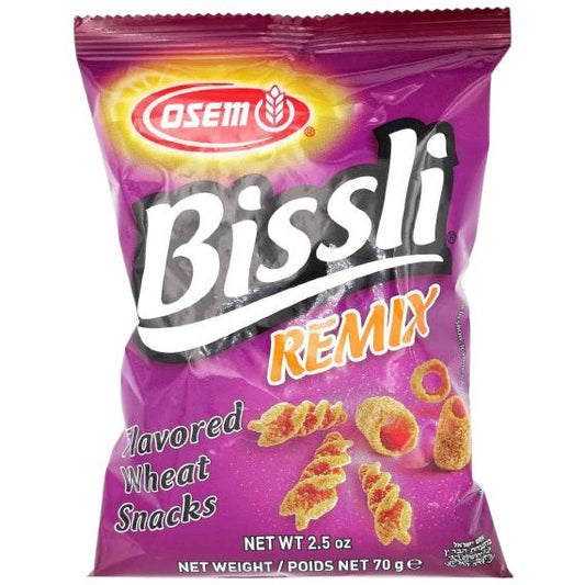 KOSHER BISSLI REMIX SNACK OSEM 70 GR.