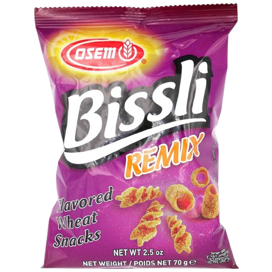 KOSHER BISSLI REMIX SNACK OSEM 70 GR.