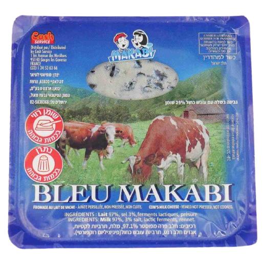 KOSHER BLEU CHEESE MAKABI 125 GR.