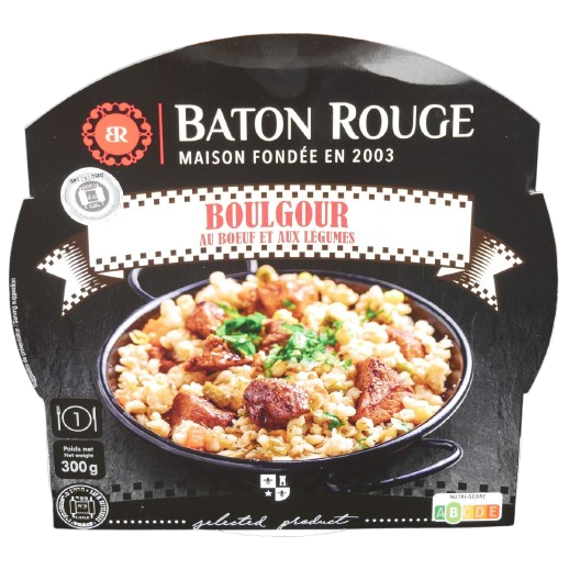 KOSHER BULGUR WITH BEEF & VEGETABLES BR 300 GR.