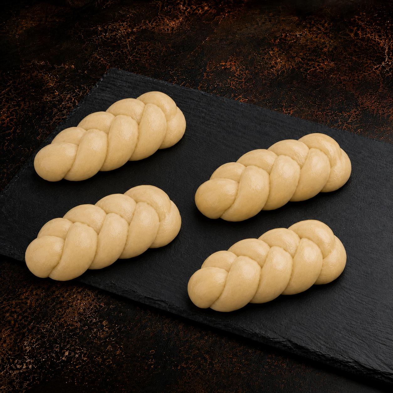 KOSHER CHALLAH HALLOT FROZEN UNBAKED 100 X 200 GR.