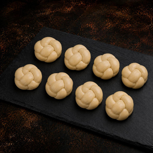 KOSHER CHALLAH HALLOT FROZEN UNBAKED 100 X 80 GR.