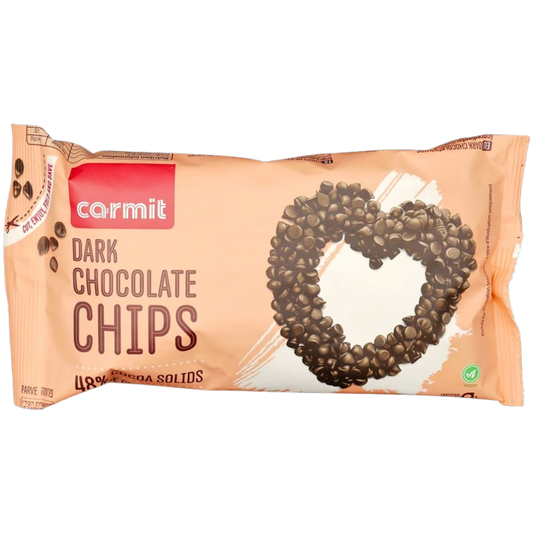 KOSHER CHOCOLATE CHIPS 50% CARMIT KLP 200 GR.