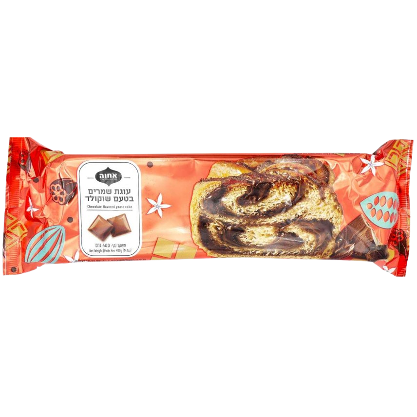 KOSHER CHOCOLATE KRANZ YEAST CAKE ACHVA 400 GR.