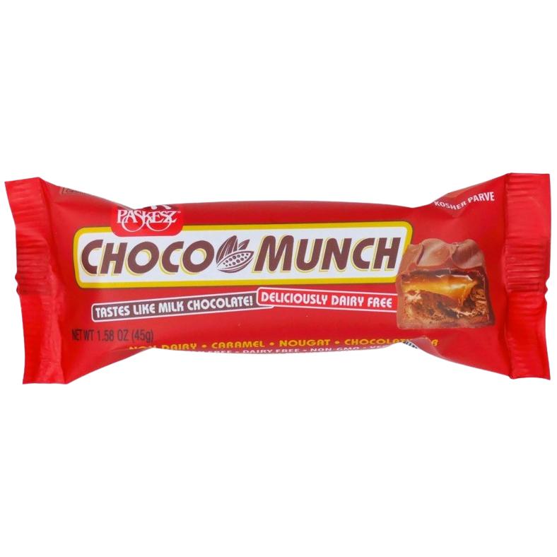 KOSHER CHOCO MUNCH DAIRY FREE CHOCOLATE BAR PASKESZ 45 GR. 