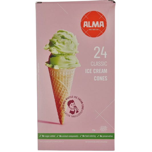 KOSHER CONES FOR ICE CREAM 24 UNIT 95 GR.