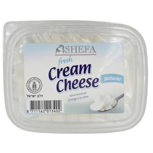 KOSHER CREAM CHEESE NATURAL SHEFA 150 GR.