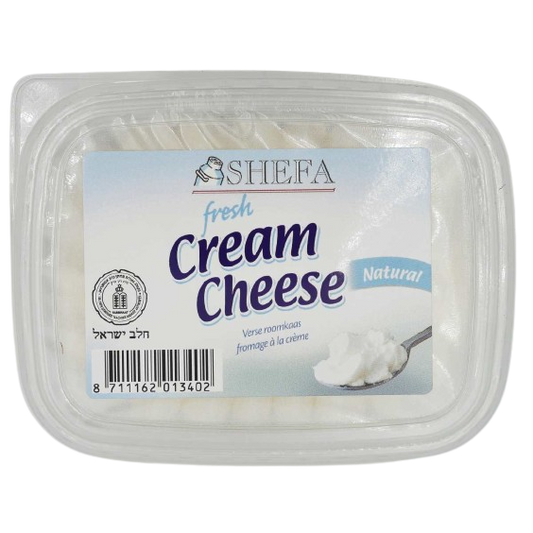 KOSHER CREAM CHEESE NATURAL SHEFA 150 GR.