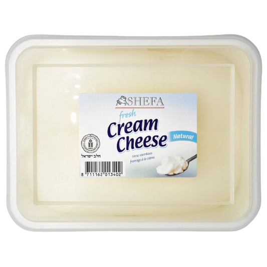 KOSHER CREAM CHEESE SHEFA NATURAL 1 KG.