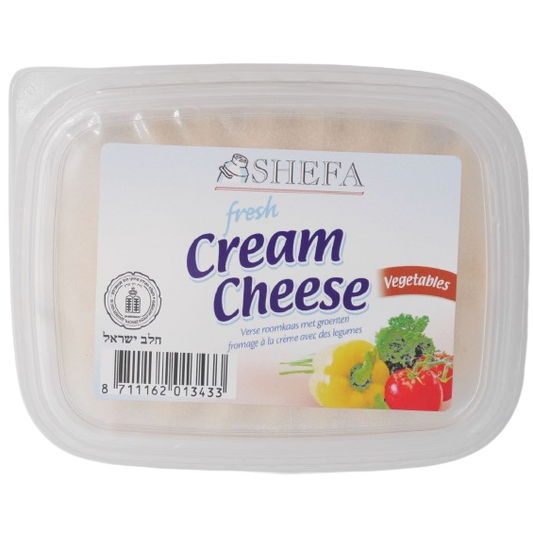 KOSHER CREAM CHEESE SHEFA WITH VEGETABLES 150 GR.