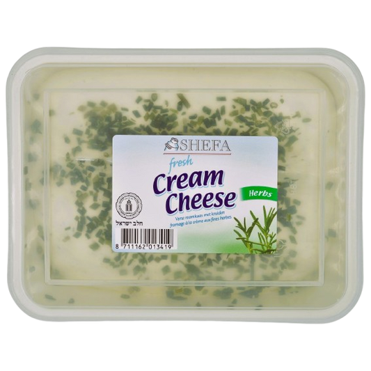 KOSHER CREAM CHEESE WITH HERBS SHEFA 1 KG.