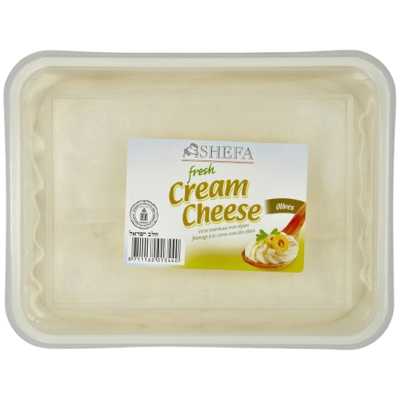 KOSHER CREAM CHEESE WITH OLIVES SHEFA  1 KG