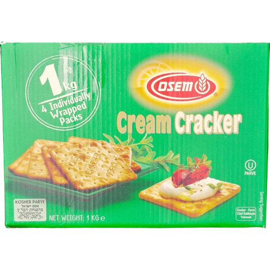 KOSHER CREAM CRACKER OSEM 4 X 250 GR.