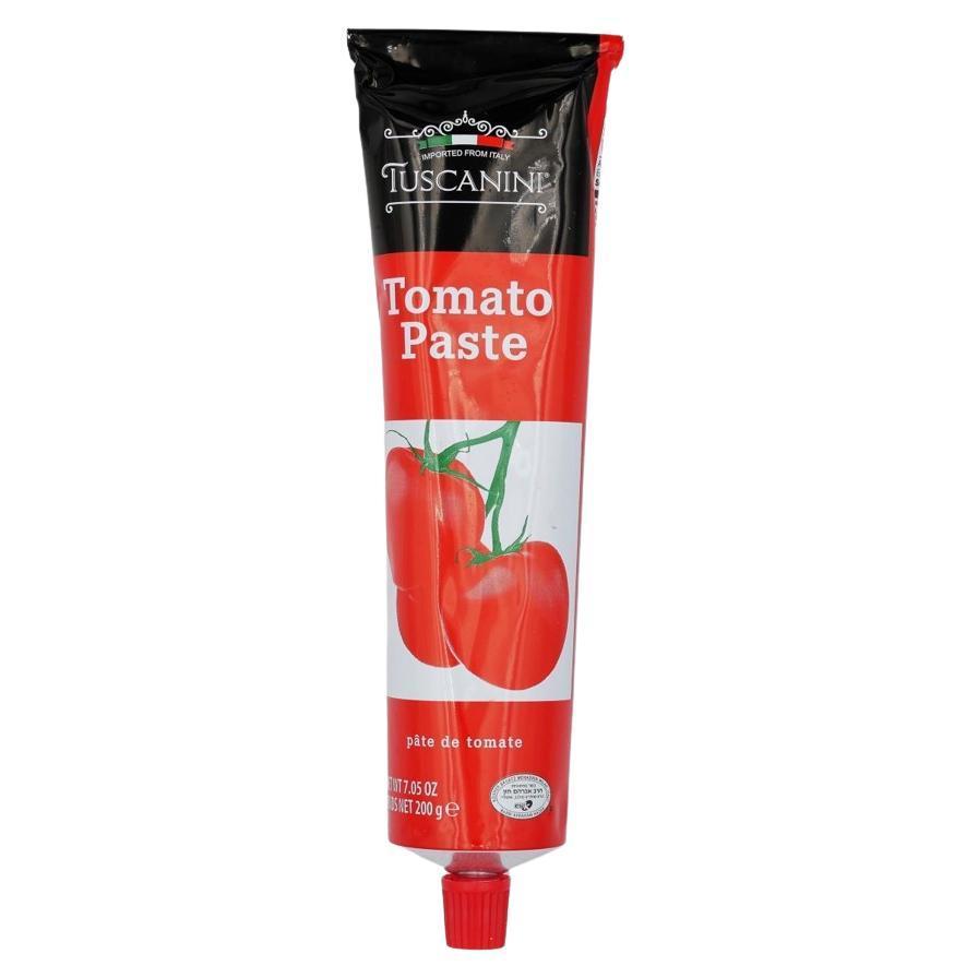 KOSHER DOUBLE CONCENTRATED TOMATO PASTE TUSCANINI KLP 200 GR.