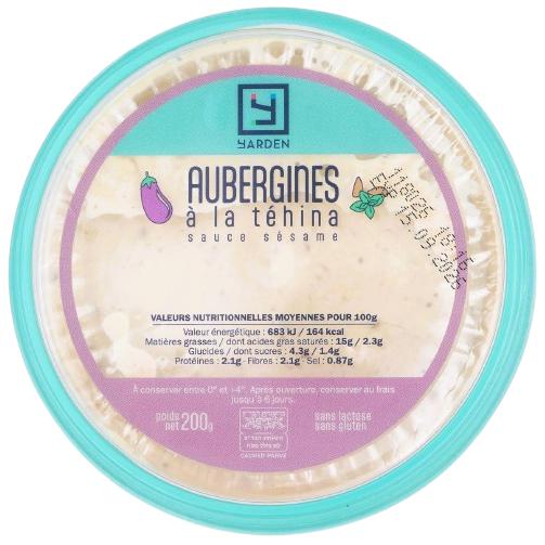 KOSHER EGGPLANT & TAHINI BABAGANOUSH YARDEN 200 GR.