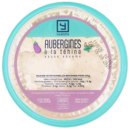 KOSHER EGGPLANT & TAHINI BABAGANOUSH YARDEN 200 GR.