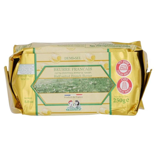 KOSHER FRENCH BUTTER DEMI-SEL MK 250 GR.