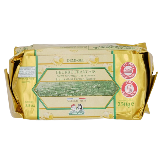 KOSHER FRENCH BUTTER DEMI-SEL MK 250 GR.