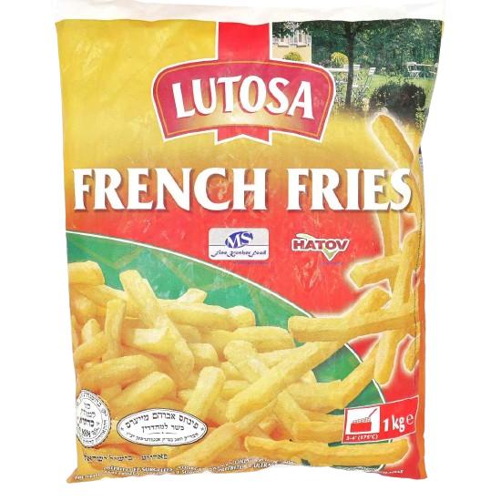 KOSHER FRENCH FRIES LUTOSA CHIPS 1 KG.