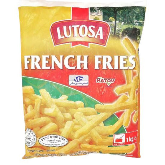 KOSHER FRENCH FRIES LUTOSA CHIPS 1 KG.