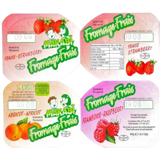 KOSHER FRESH SOFT CHEESE  WITH FRUITS 