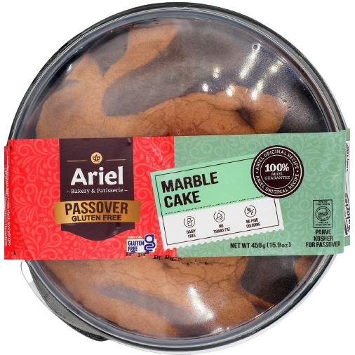 KOSHER GLUTEN FREE ROUND MARBLE CAKE AB. KLP 450 GR.