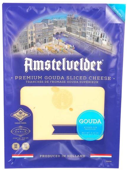 KOSHER GOUDA SLICES AMS 150 GR.