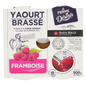 KOSHER GREEK YOGURT RASPBERRY BR 4 X 125 GR.