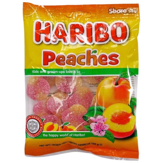 KOSHER HARIBO HAPPY PEACHES 150 GR. 