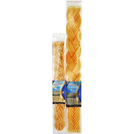 KOSHER HAVDALA CANDLE 28 VS 36 CM BEESWAX.