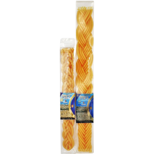 KOSHER HAVDALA CANDLE 28 VS 36 CM BEESWAX.
