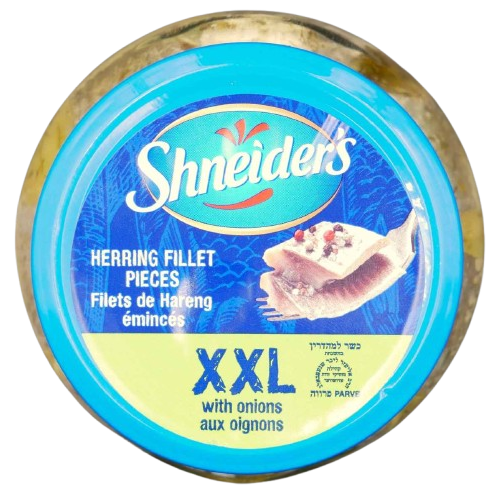 KOSHER HERRING FILLET XXL IN OIL WITH ONION 260 GR.