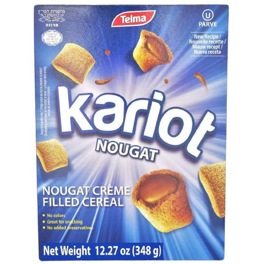 KOSHER KARIOT NOUGAT CREAM FILLED CEREAL 348 GR.