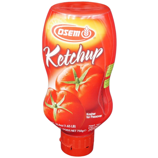 KOSHER  KETCHUP OSEM BADATZ KLP 750 GR.