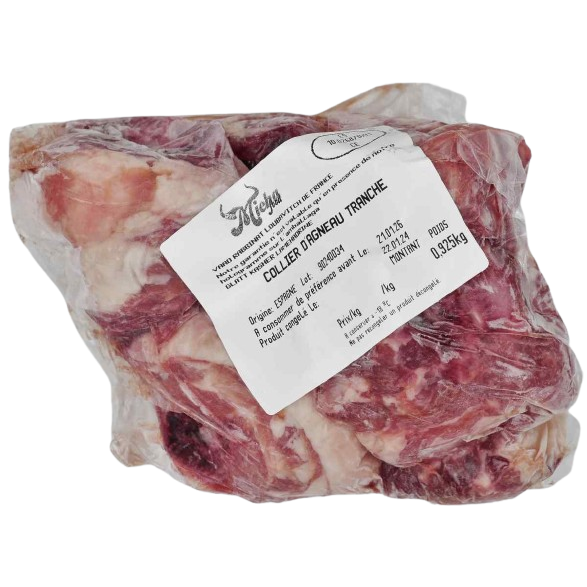 KOSHER LAMB NECK GLATT SL 1 KG.