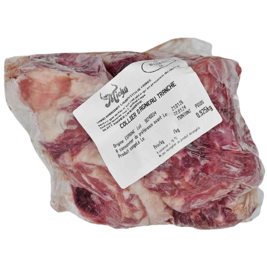 KOSHER LAMB NECK GLATT SL 1 KG.