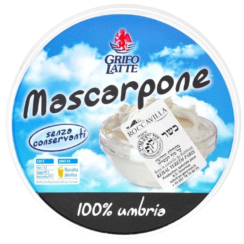 KOSHER MASCARPONE  KIF 250 GR.