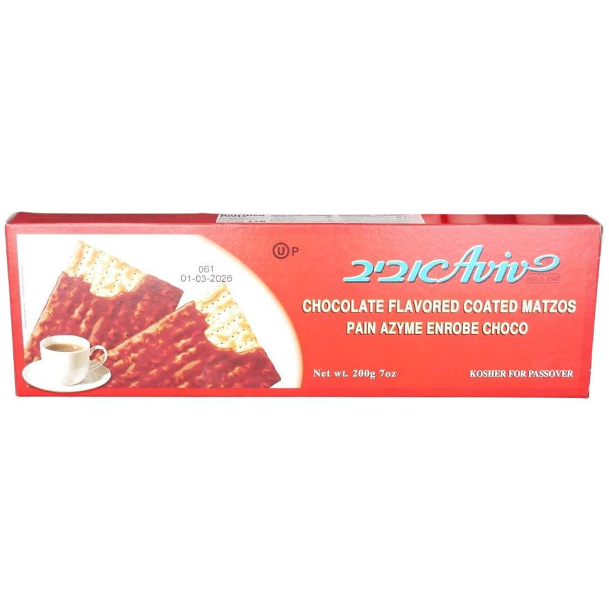 KOSHER MATZA CHOCOLATE COATED AVIV KLP 300 GR.