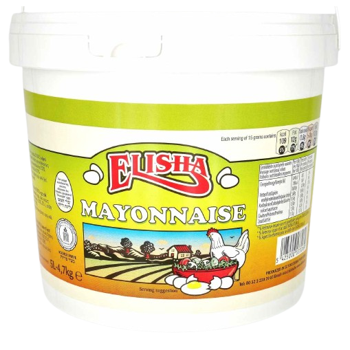 KOSHER MAYONNAISE ELISHA 5 LT.