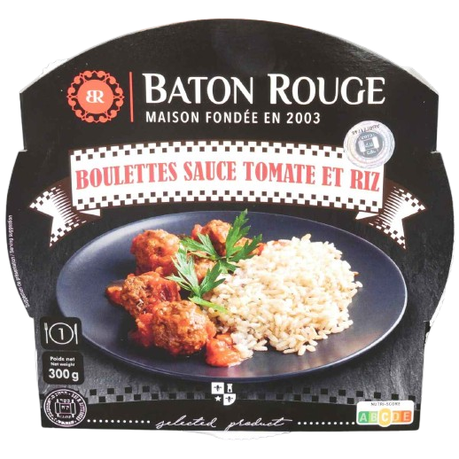 KOSHER MEATBALLS WITH TOMATO SAUCE & RICE 300 GR.