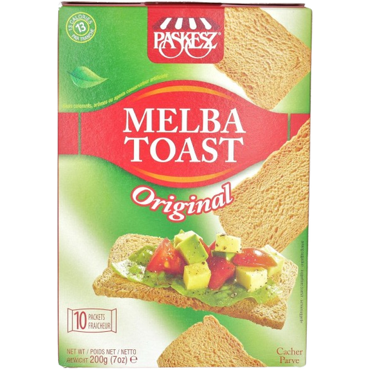 KOSHER MELBA TOAST ORIGINAL PASKESZ (10X20 GR.) 200 GR.